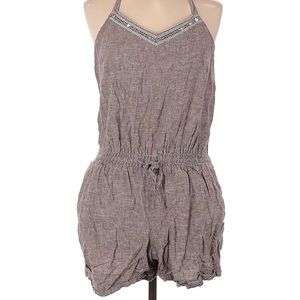 Calypso St. Barth For Target Taupe Linen Cotton Romper Medium